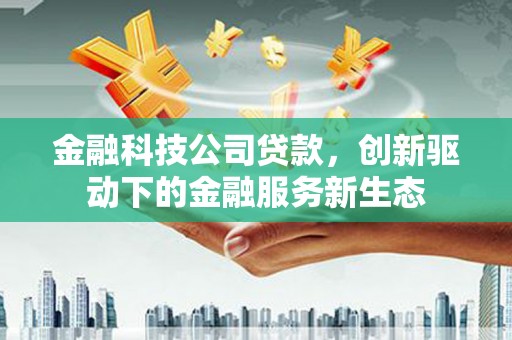 丰城金融科技公司贷款，创新驱动下的金融服务新生态