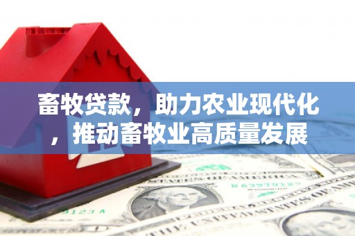 丰城畜牧贷款，助力农业现代化，推动畜牧业高质量发展