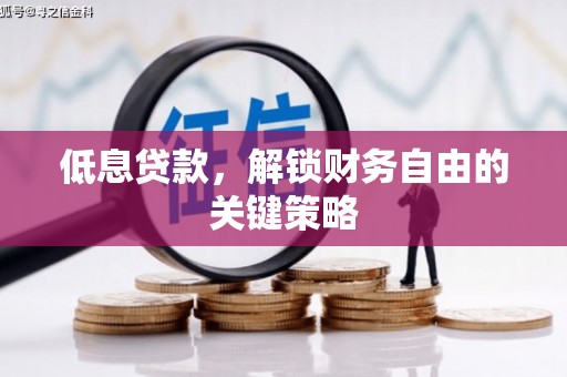 丰城低息贷款，解锁财务自由的关键策略