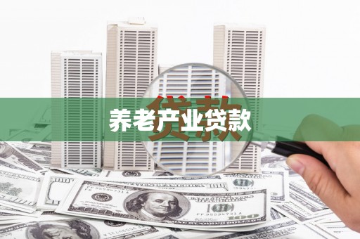 丰城养老产业贷款