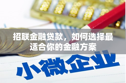 丰城招联金融贷款，如何选择最适合你的金融方案