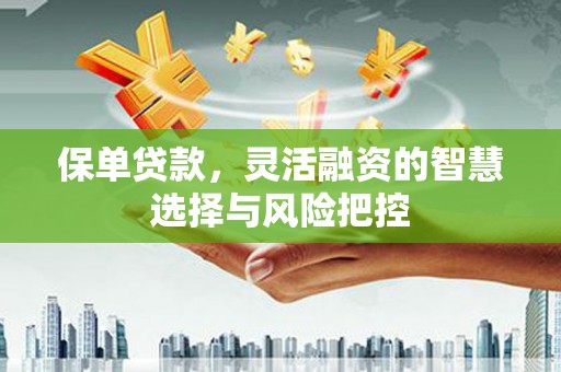 丰城保单贷款，灵活融资的智慧选择与风险把控