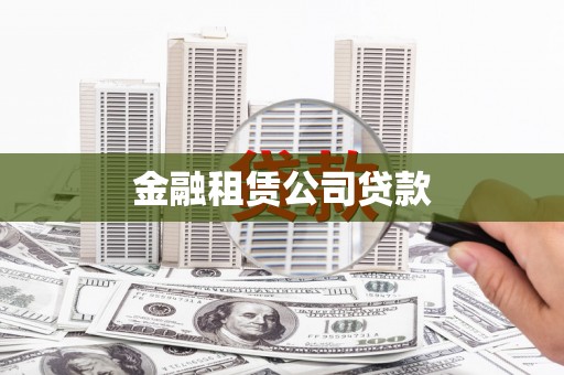 丰城金融租赁公司贷款