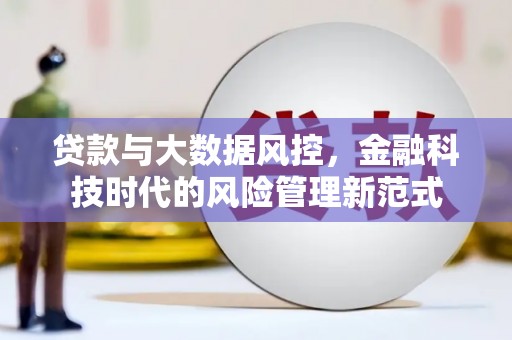 丰城贷款与大数据风控，金融科技时代的风险管理新范式
