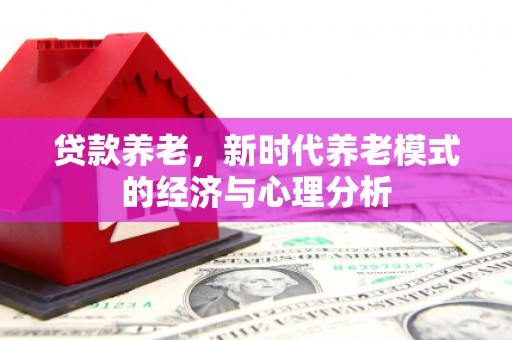 丰城贷款养老，新时代养老模式的经济与心理分析