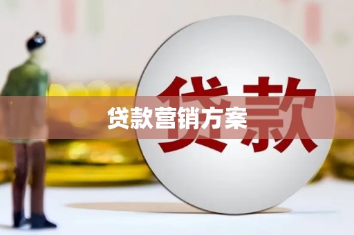 丰城贷款营销方案