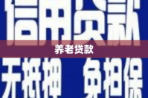丰城养老贷款
