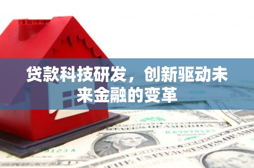 丰城贷款科技研发，创新驱动未来金融的变革