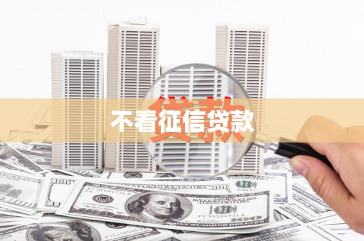 丰城不看征信贷款