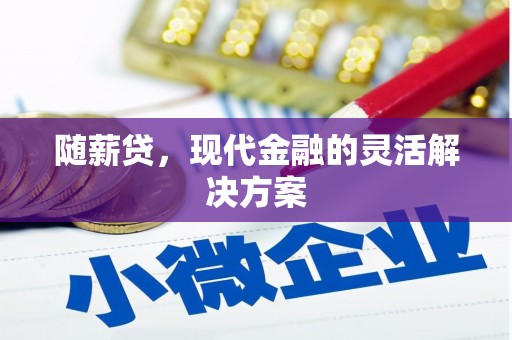 丰城随薪贷，现代金融的灵活解决方案