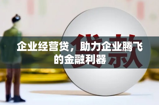 丰城企业经营贷，助力企业腾飞的金融利器