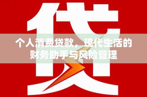 丰城个人消费贷款，现代生活的财务助手与风险管理