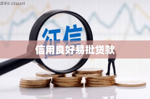 丰城信用良好易批贷款