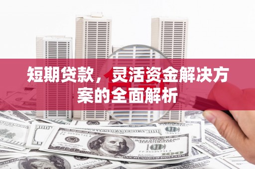 丰城短期贷款，灵活资金解决方案的全面解析
