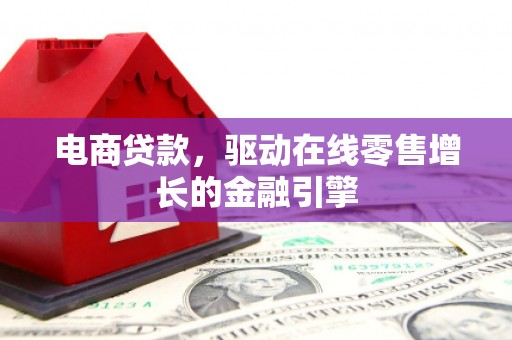 丰城电商贷款，驱动在线零售增长的金融引擎