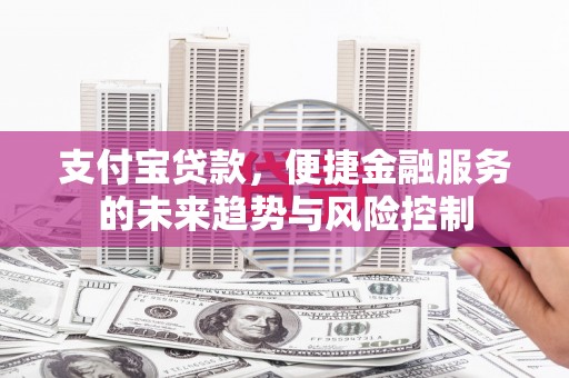 丰城支付宝贷款，便捷金融服务的未来趋势与风险控制
