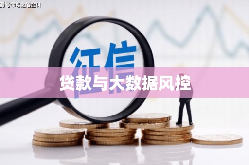 丰城贷款与大数据风控