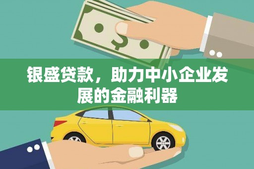 丰城银盛贷款，助力中小企业发展的金融利器