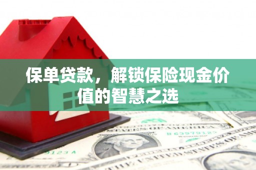 丰城保单贷款，解锁保险现金价值的智慧之选