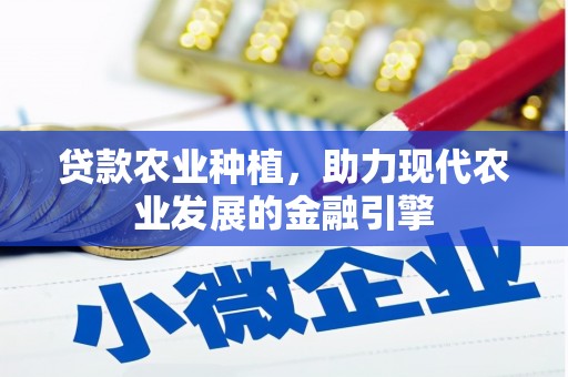 丰城贷款农业种植，助力现代农业发展的金融引擎