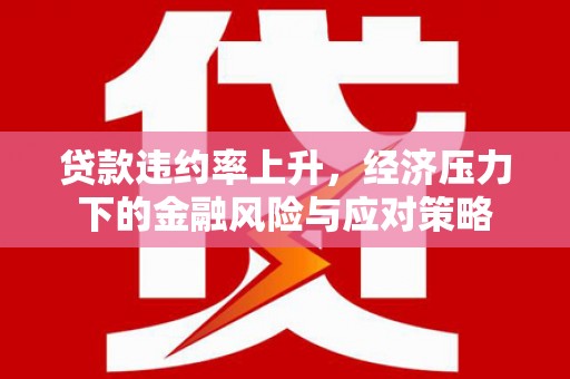丰城贷款违约率上升，经济压力下的金融风险与应对策略