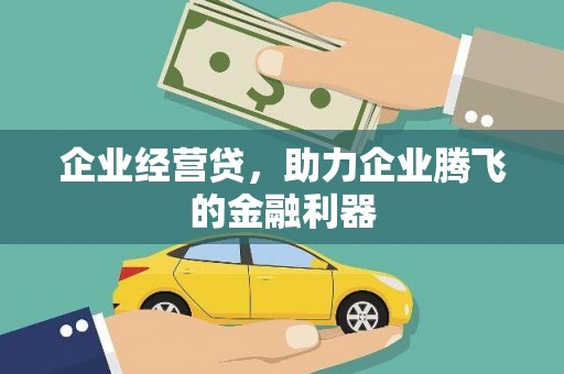 丰城企业经营贷，助力企业腾飞的金融利器