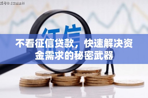 丰城不看征信贷款，快速解决资金需求的秘密武器