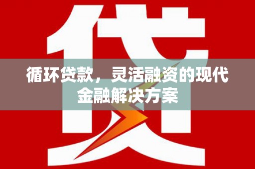 丰城循环贷款，灵活融资的现代金融解决方案