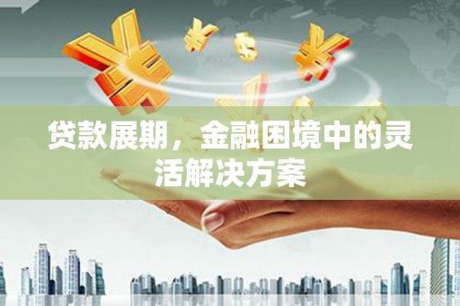 丰城贷款展期，金融困境中的灵活解决方案