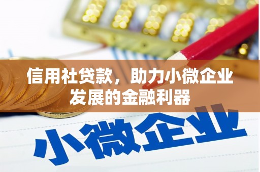 丰城信用社贷款，助力小微企业发展的金融利器