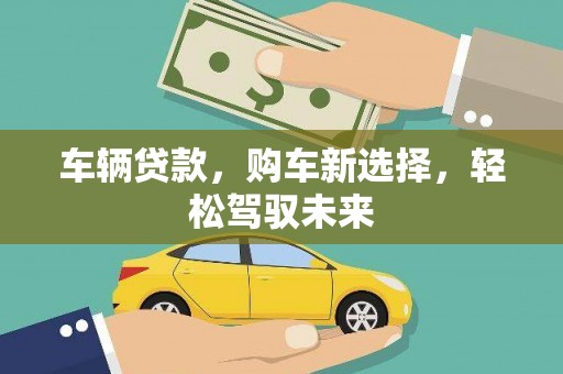 丰城车辆贷款，购车新选择，轻松驾驭未来