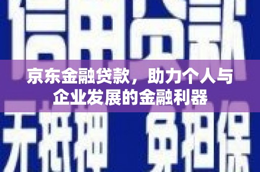 丰城京东金融贷款，助力个人与企业发展的金融利器