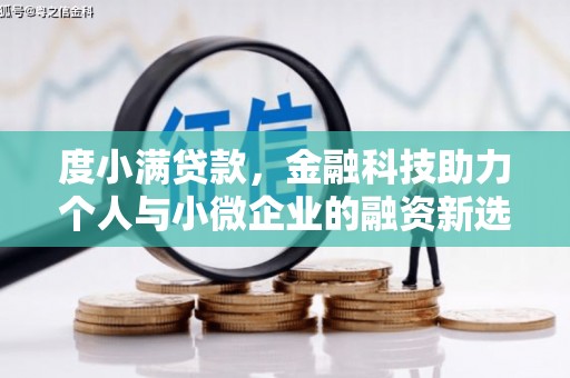 丰城度小满贷款，金融科技助力个人与小微企业的融资新选择