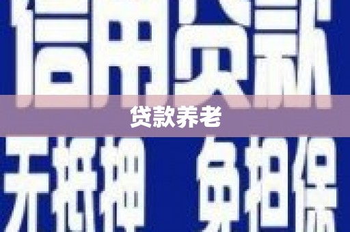丰城贷款养老