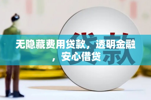 丰城无隐藏费用贷款，透明金融，安心借贷