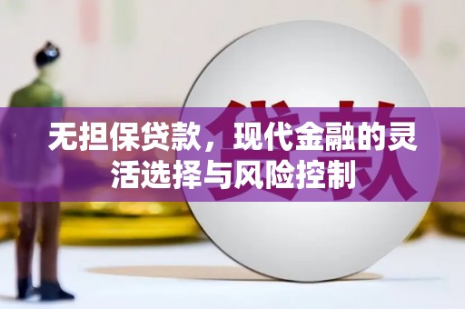 丰城无担保贷款，现代金融的灵活选择与风险控制