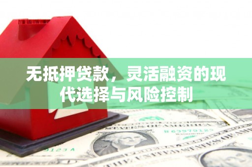 丰城无抵押贷款，灵活融资的现代选择与风险控制