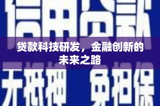 丰城贷款科技研发，金融创新的未来之路