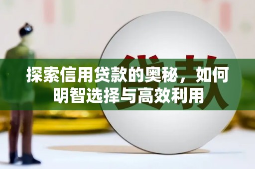 丰城探索信用贷款的奥秘，如何明智选择与高效利用