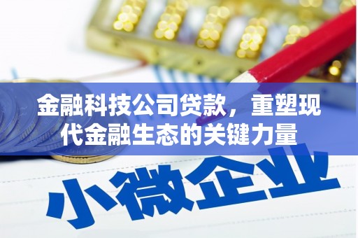 丰城金融科技公司贷款，重塑现代金融生态的关键力量