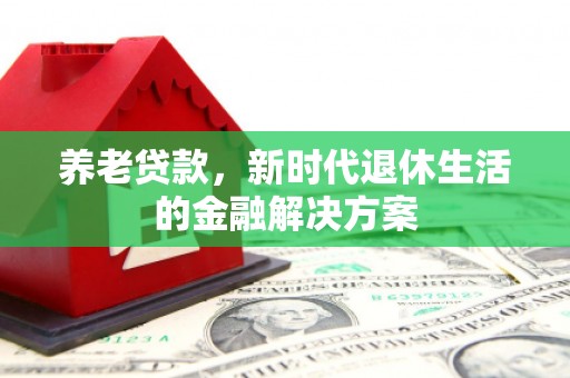 丰城养老贷款，新时代退休生活的金融解决方案