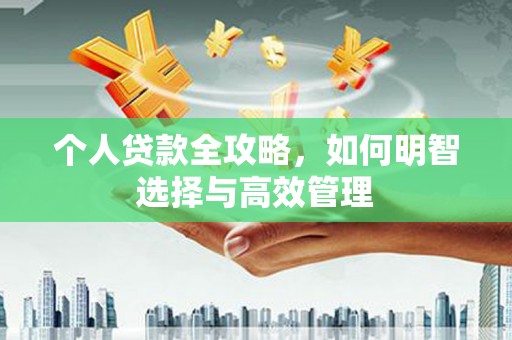 丰城个人贷款全攻略，如何明智选择与高效管理